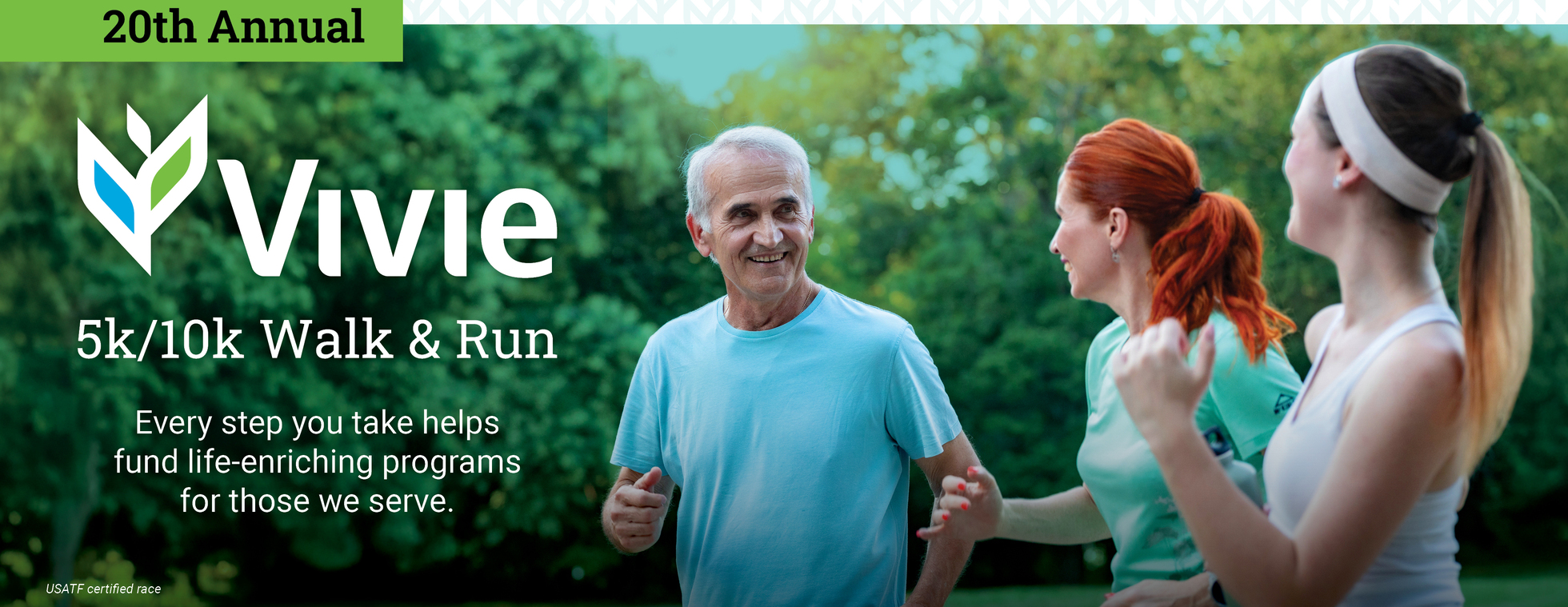 20th Annual Vivie 5k/10k Walk & Run